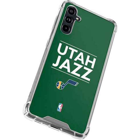 NBA Utah Jazz Standard - Yellow Galaxy A54 5G Clear Case