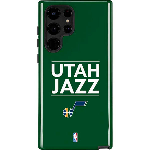 NBA Utah Jazz Standard - Yellow Galaxy S22 Ultra Pro Case
