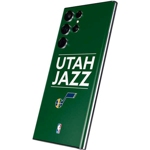 NBA Utah Jazz Standard - Yellow Galaxy S22 Ultra Skin