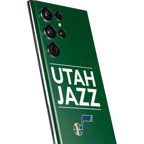 NBA Utah Jazz Standard - Yellow Galaxy S22 Ultra Skin