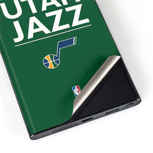 NBA Utah Jazz Standard - Yellow Galaxy S22 Ultra Skin