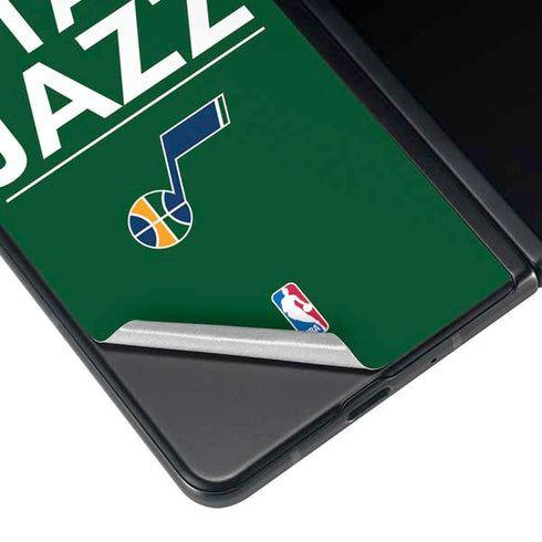 NBA Utah Jazz Standard - Yellow Galaxy Z Fold4 5G Skin