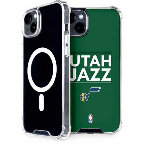 NBA Utah Jazz Standard - Yellow iPhone 15 Plus MagSafe Case