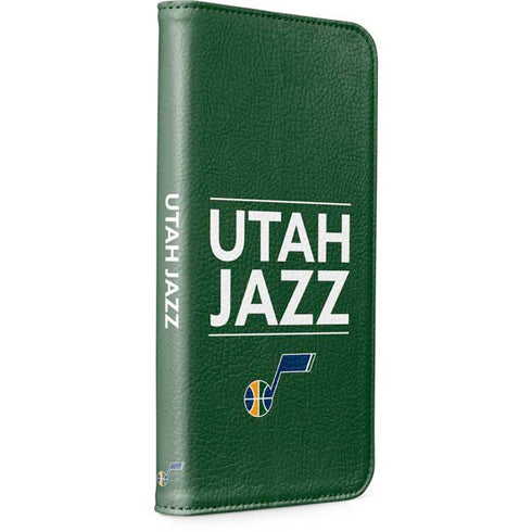 NBA Utah Jazz Standard - Yellow iPhone 15 Plus Folio Case