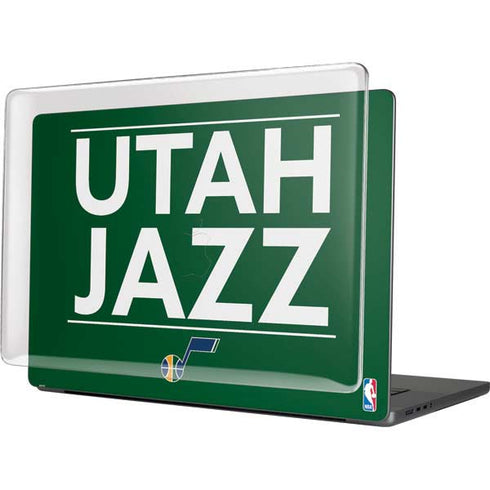 NBA Utah Jazz Standard - Yellow MacBook Pro 16in (2021-25) Case plus Skin