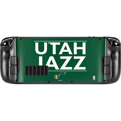NBA Utah Jazz Standard - Yellow Steam Deck Handheld Gaming Computer Skin