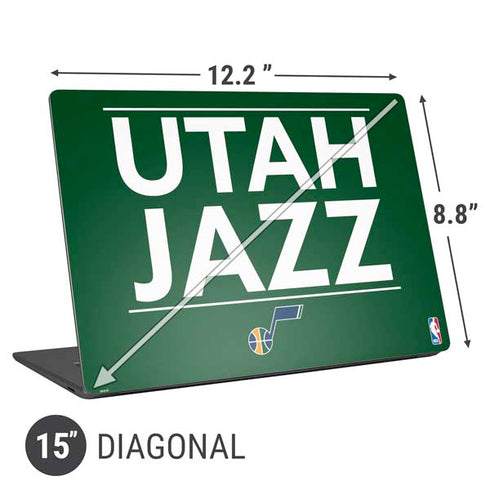 NBA Utah Jazz Standard - Yellow Universal Laptop 15in (12.2 x 8.8in) Skin
