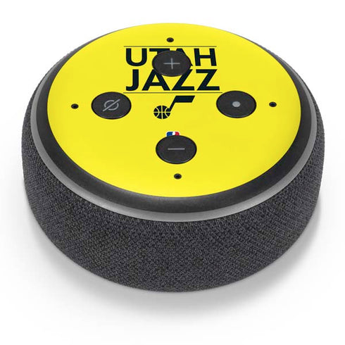NBA Utah Jazz Standard - Yellow Amazon Echo Dot Skin