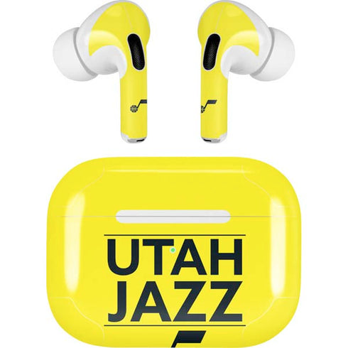 NBA Utah Jazz Standard - Yellow AirPods Skins