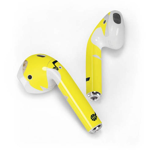NBA Utah Jazz Standard - Yellow Apple AirPods Skin