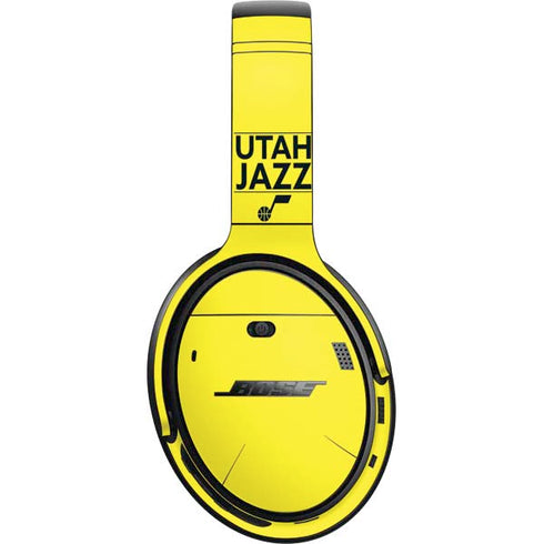 NBA Utah Jazz Standard - Yellow Bose QuietComfort 35 Headphones Skin