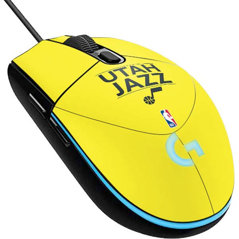 NBA Utah Jazz Standard - Yellow G203 Prodigy RGB Wired Gaming Mouse Skin