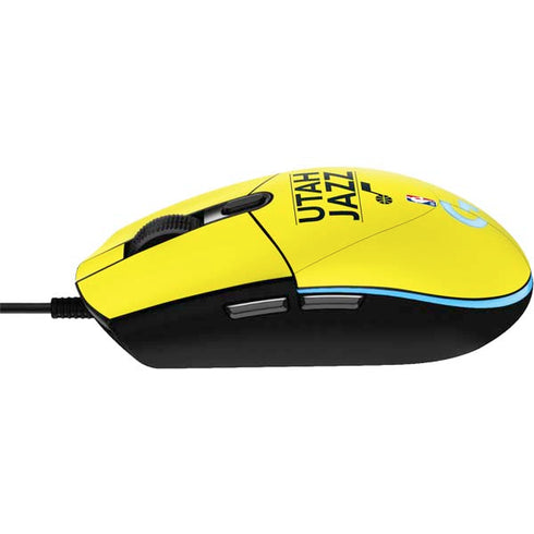 NBA Utah Jazz Standard - Yellow G203 Prodigy RGB Wired Gaming Mouse Skin