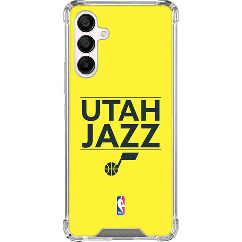 NBA Utah Jazz Standard - Yellow Galaxy A16 5G Clear Case