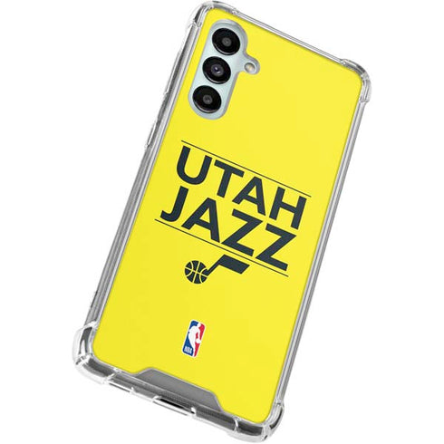 NBA Utah Jazz Standard - Yellow Galaxy A16 5G Clear Case