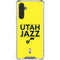 NBA Utah Jazz Standard - Yellow Galaxy A17 Clear Case