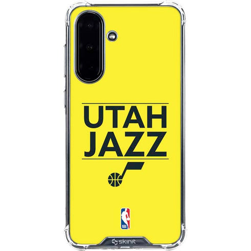 NBA Utah Jazz Standard - Yellow Galaxy A36 5G Clear Case