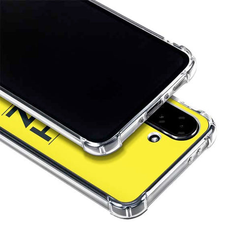 NBA Utah Jazz Standard - Yellow Galaxy A36 5G Clear Case