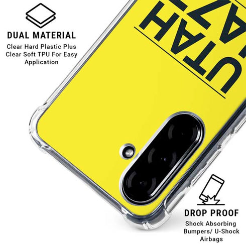 NBA Utah Jazz Standard - Yellow Galaxy A36 5G Clear Case