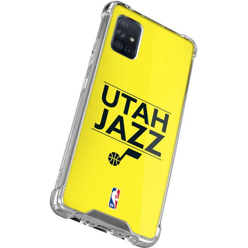 NBA Utah Jazz Standard - Yellow Galaxy A51 5G Clear Case