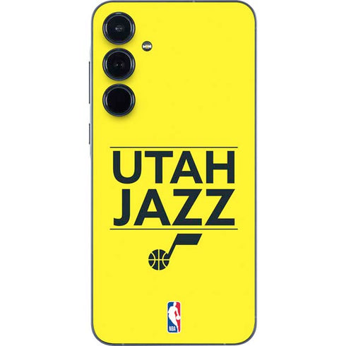 NBA Utah Jazz Standard - Yellow Galaxy A55 5G Skin