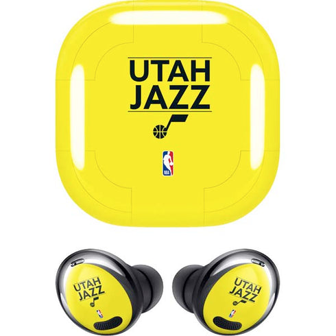 NBA Utah Jazz Standard - Yellow Galaxy Buds Pro Skin