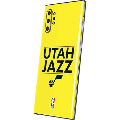 NBA Utah Jazz Standard - Yellow Galaxy Note 10 Plus Skin