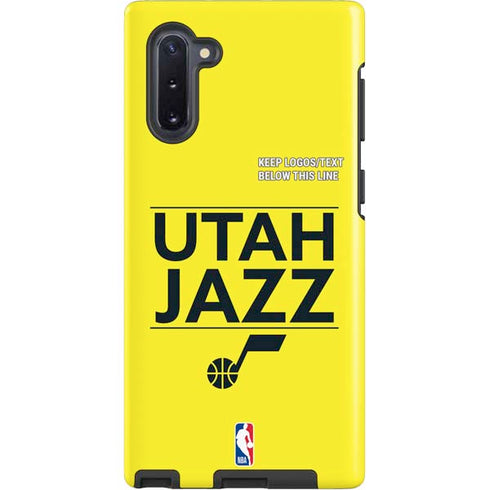 NBA Utah Jazz Standard - Yellow Galaxy Note 10 Pro Case