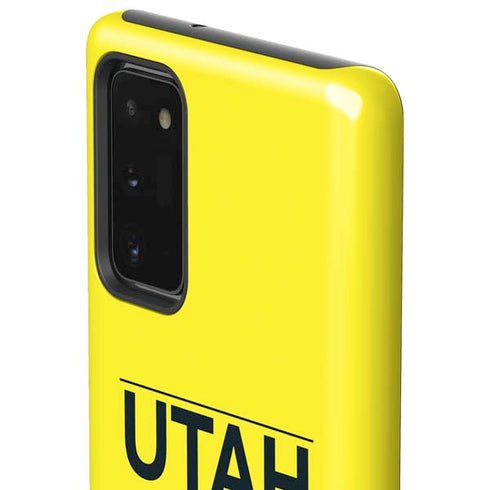 NBA Utah Jazz Standard - Yellow Galaxy Note20 5G Pro Case
