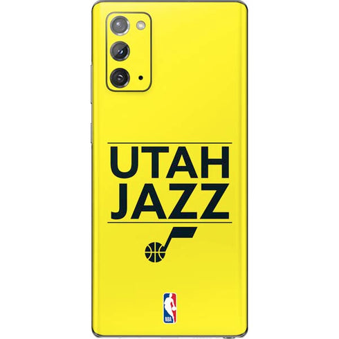 NBA Utah Jazz Standard - Yellow Galaxy Note20 5G Skin