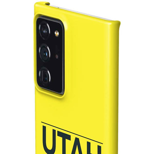NBA Utah Jazz Standard - Yellow Galaxy Note20 Ultra 5G Lite Case