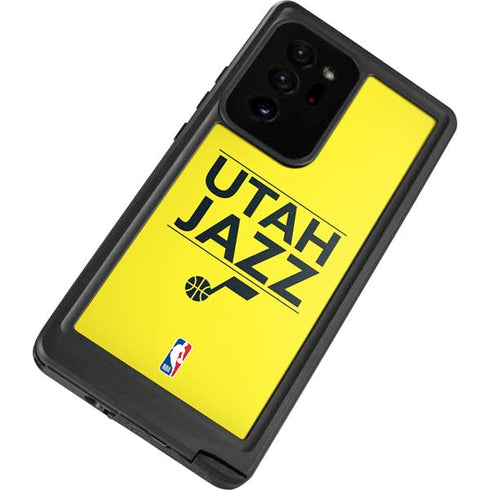 NBA Utah Jazz Standard - Yellow Galaxy Note20 Ultra 5G Waterproof Case