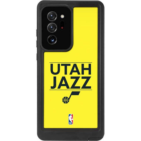 NBA Utah Jazz Standard - Yellow Galaxy Note20 Ultra 5G Waterproof Case