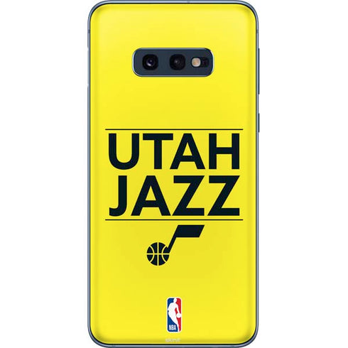 NBA Utah Jazz Standard - Yellow Galaxy S10e Skin