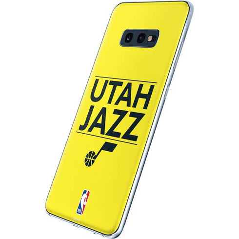NBA Utah Jazz Standard - Yellow Galaxy S10e Skin