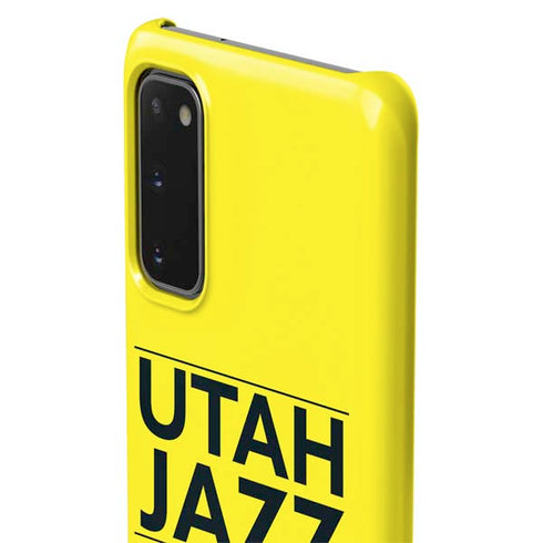 NBA Utah Jazz Standard - Yellow Galaxy S20 Lite Case