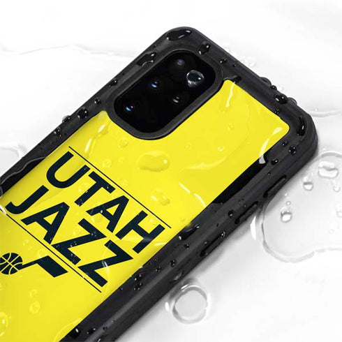 NBA Utah Jazz Standard - Yellow Galaxy S20 Plus Waterproof Case