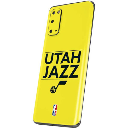 NBA Utah Jazz Standard - Yellow Galaxy S20 Skin