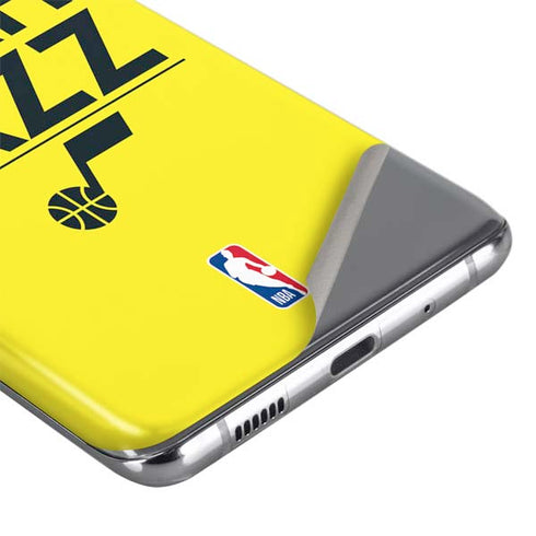 NBA Utah Jazz Standard - Yellow Galaxy S20 Skin