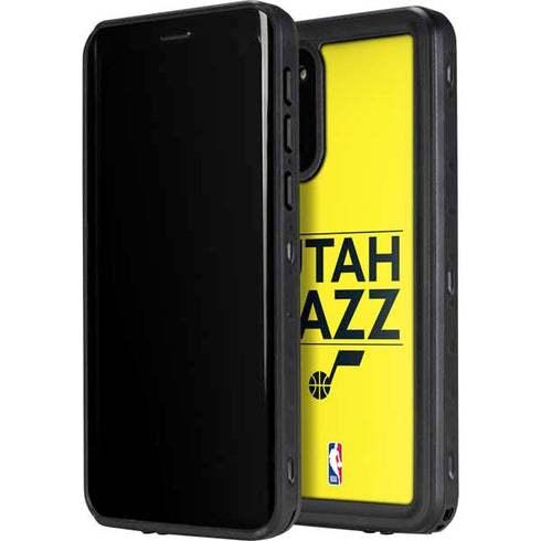 NBA Utah Jazz Standard - Yellow Galaxy S20 Waterproof Case