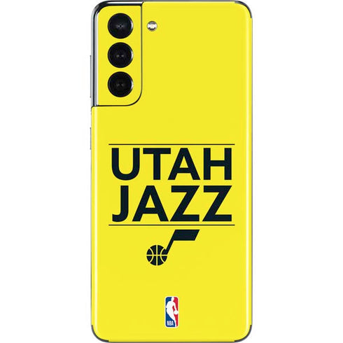 NBA Utah Jazz Standard - Yellow Galaxy S21 5G Skin