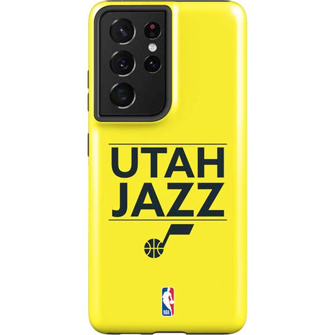 NBA Utah Jazz Standard - Yellow Galaxy S21 Ultra 5G Pro Case