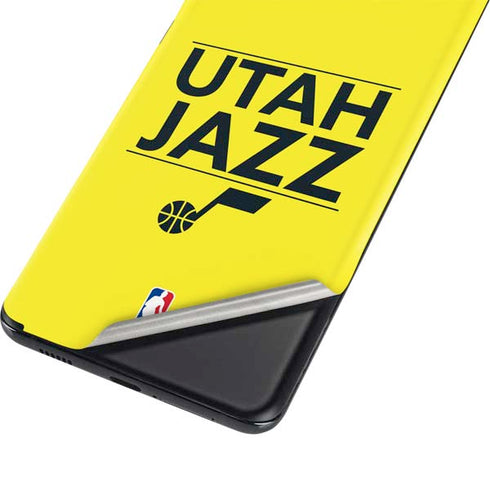 NBA Utah Jazz Standard - Yellow Galaxy S21 Ultra 5G Skin