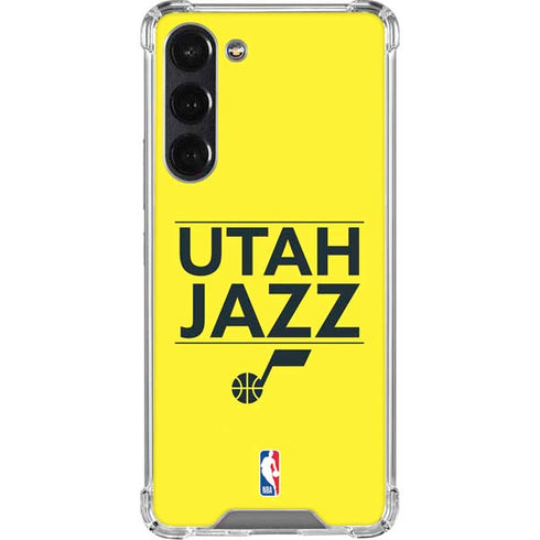 NBA Utah Jazz Standard - Yellow Galaxy S23 FE Clear Case