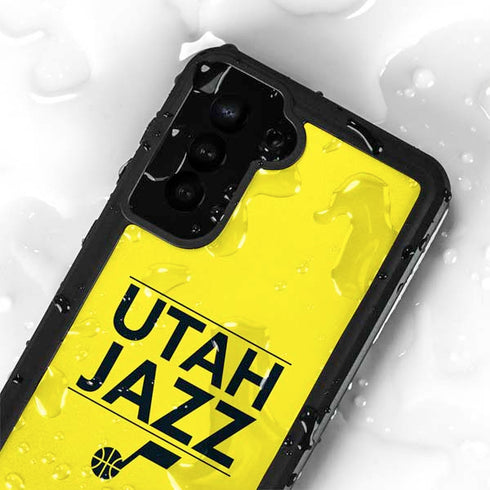NBA Utah Jazz Standard - Yellow Galaxy S23 Plus Waterproof Case