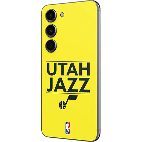 NBA Utah Jazz Standard - Yellow Galaxy S23 Skin