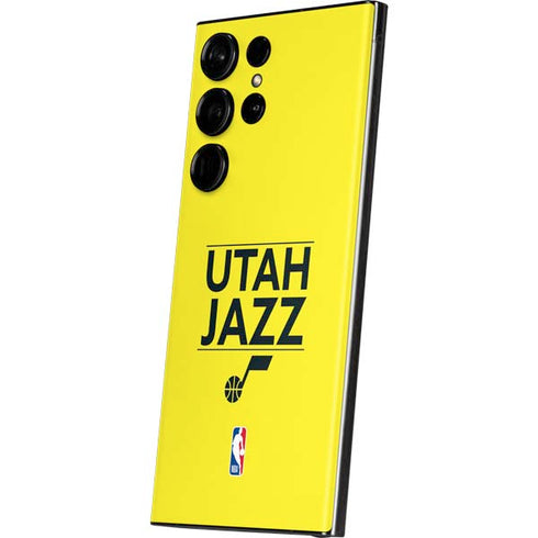 NBA Utah Jazz Standard - Yellow Galaxy S23 Ultra Skin