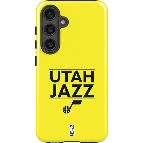 NBA Utah Jazz Standard - Yellow Galaxy S25 Impact Case