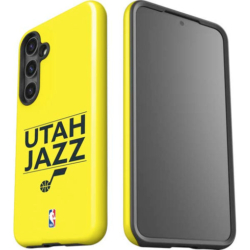 NBA Utah Jazz Standard - Yellow Galaxy S25 Impact Case