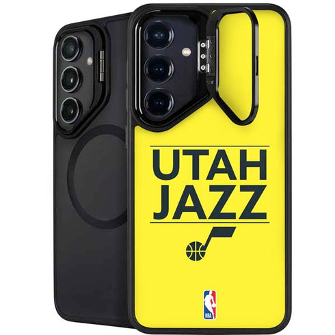 NBA Utah Jazz Standard - Yellow Galaxy S24 Kickstand Case